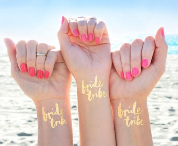 Bride team tattoos