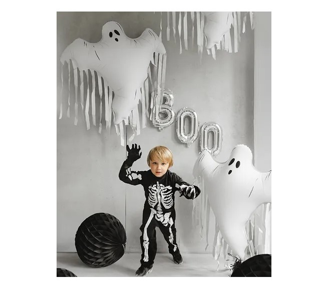 Μπαλόνι foil με σχήμα το φάντασμα με tassels για Halloween πάρτυ