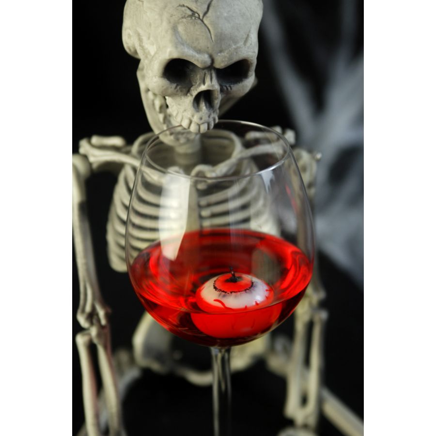 halloween διακοσμηση τραπεζιου κερια ματια