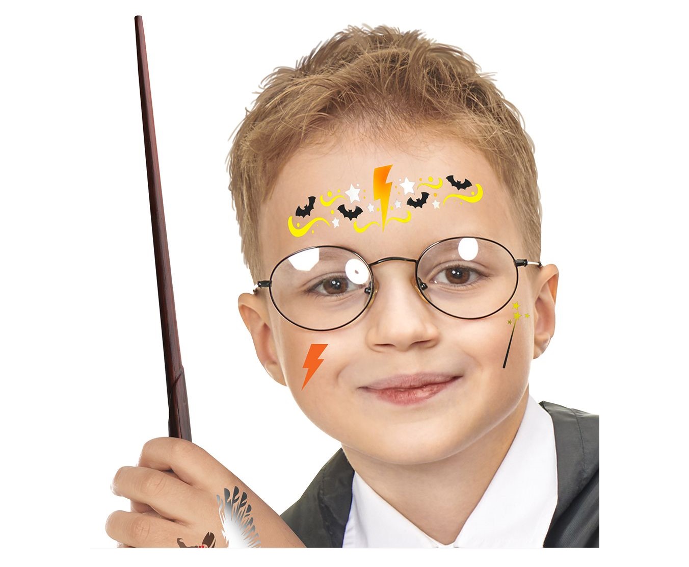 Στένσιλ για face painting ιδανικό για πάρτυ με θέμα Harry Potter και Halloween