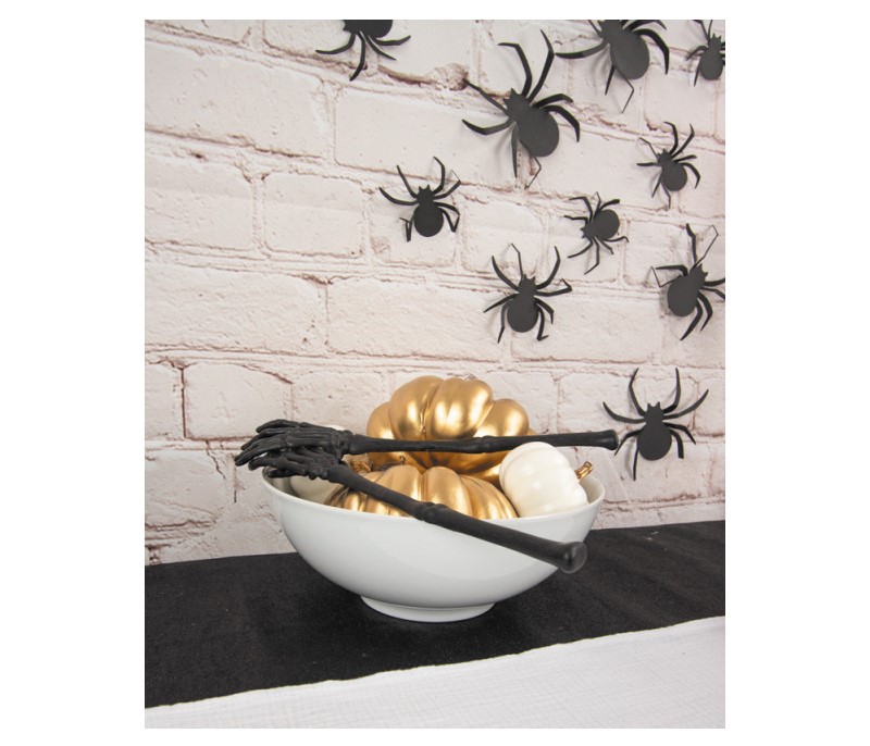 Διακοσμητικά μαύρα σκελετικά χέρια για Halloween πάρτυ
