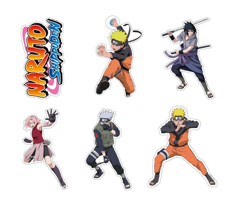 Naruto Shippuden χάρτινα κομφετί για το τραπέζι