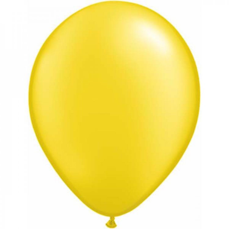 Κίτρινα Περλέ Λάτεξ Μπαλόνια (5τμχ)