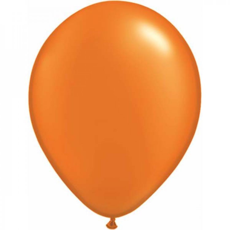 Πορτοκαλί Περλέ Λάτεξ Μπαλόνια (5τμχ)