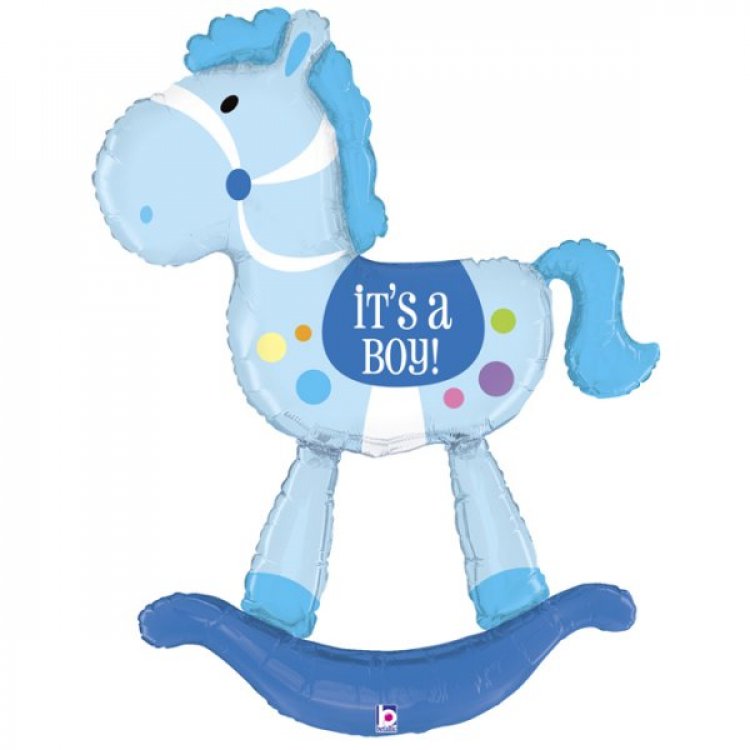 rocking-horse-its-a-boy-supershape-balloon-for-newborns-35030