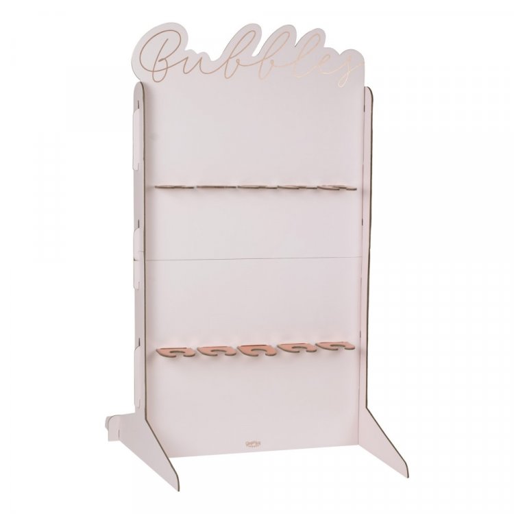 Bubbles prosecco drinks wall stand