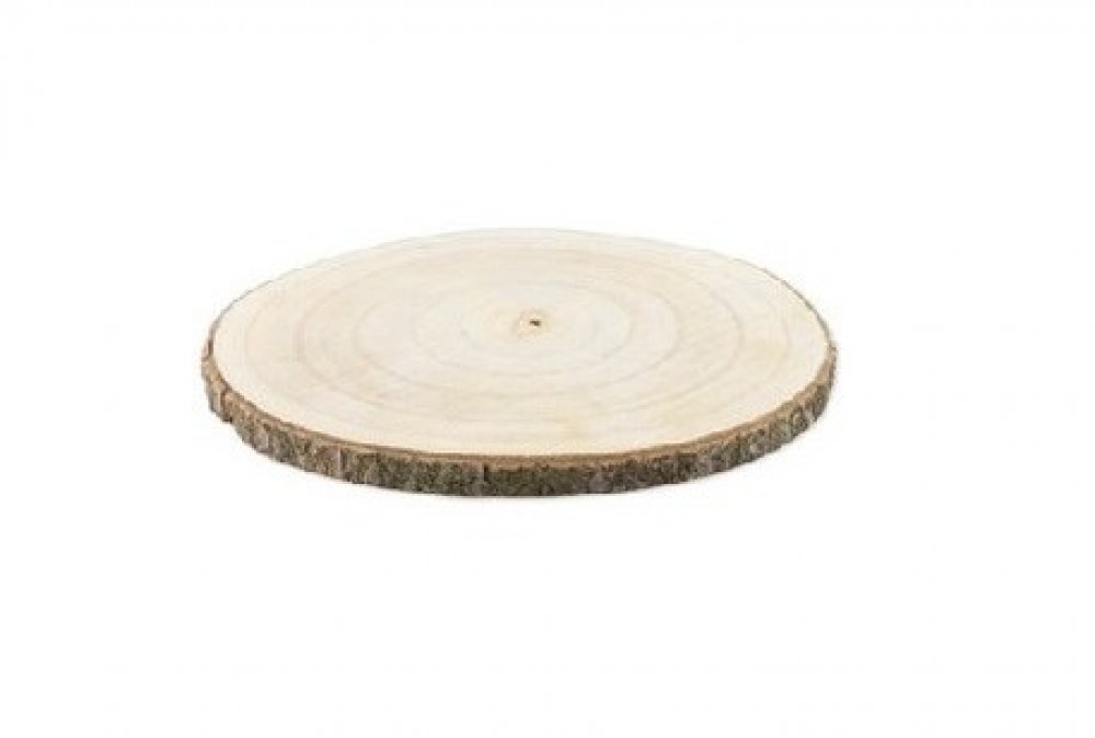 Decorative round wooden piece 25cm