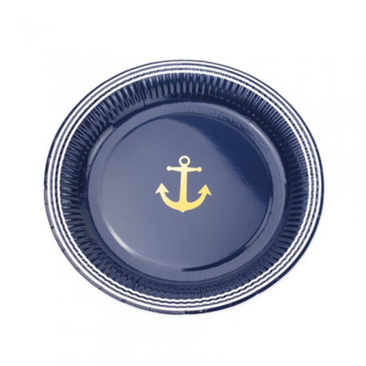 gold-navy-large-ppaer-plates-themed-party-supplies-78719