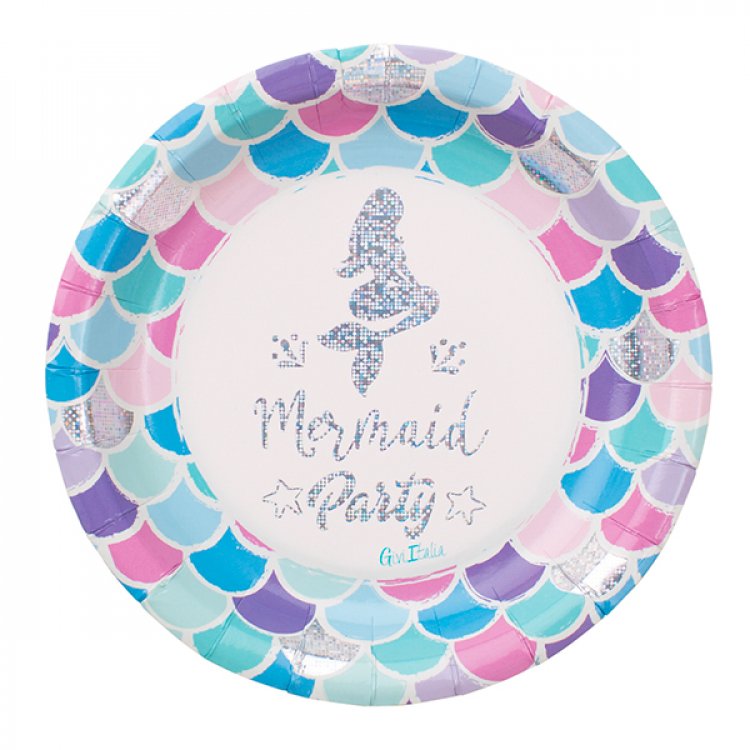 mermaid-small-paper-plates-party-supplies-for-girls-63924