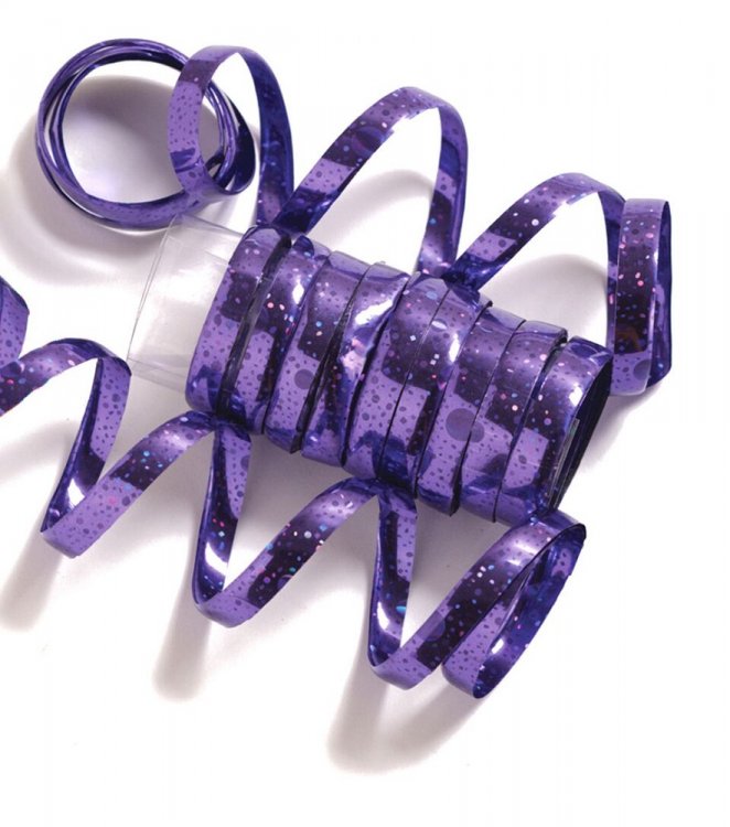 Purple Holographic Streamer