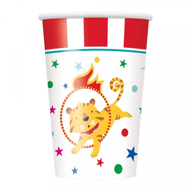 Circus Paper Cups (8pcs)