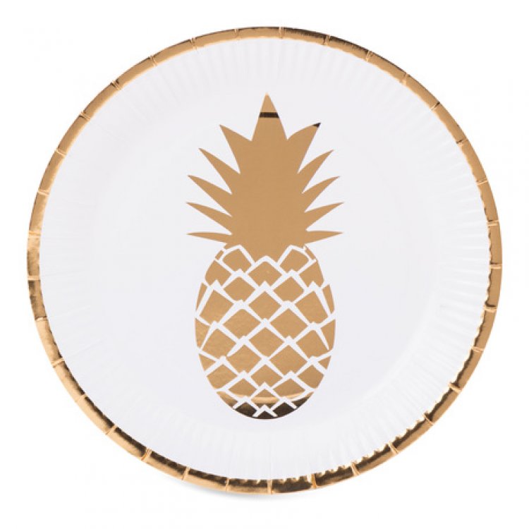 gold-pinepapple-paper-plates-themed-party-supplies-10411