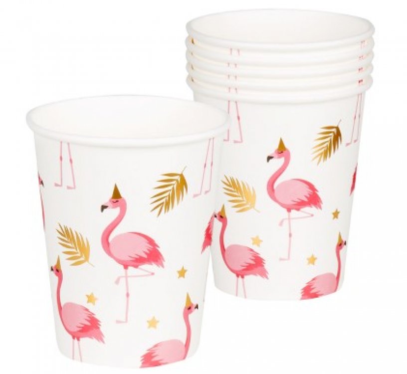 flamingo-with-gold-foiled-details-paper-cups-themed-party-supplies-52556