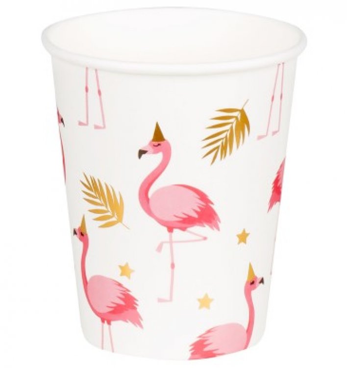 flamingo-with-gold-foiled-details-paper-cups-52556