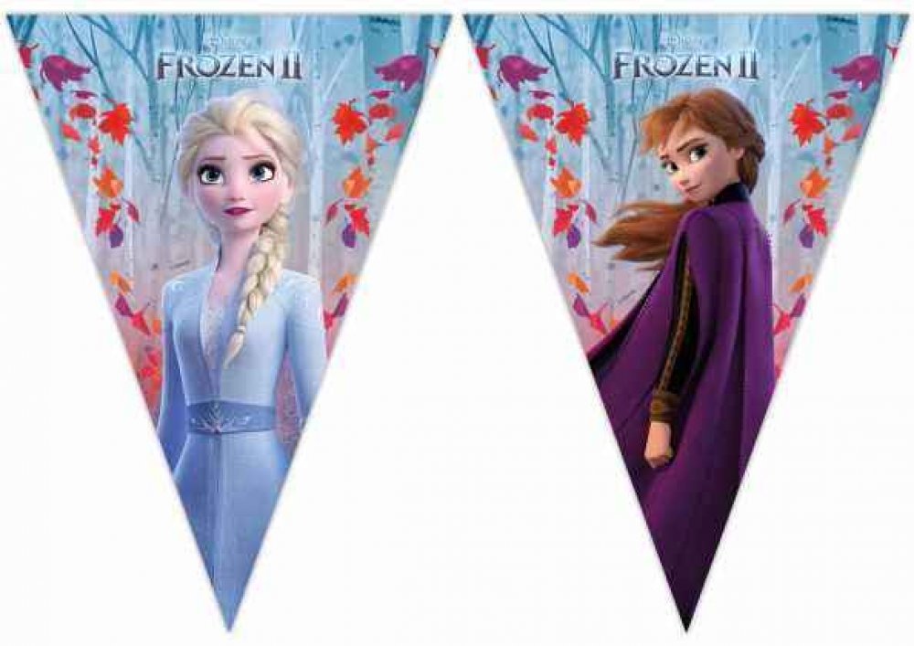 Frozen II Γιρλάντα Σημαιάκια (2,3μ)