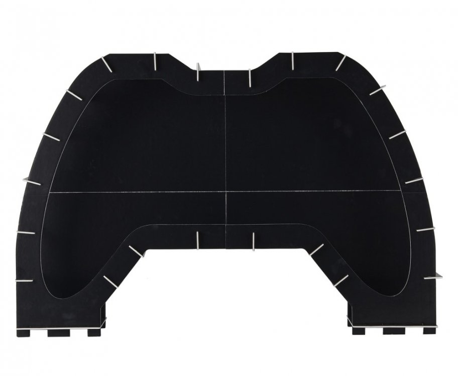 Controller shaped frame with balloons