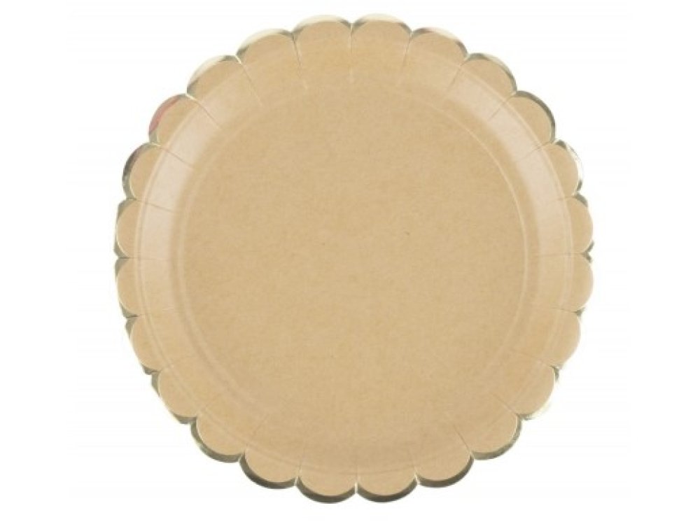 kraft-and-gold-large-paper-plates-themed-party-supplies-913kraa