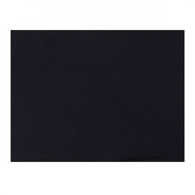 Μακρόστενο μαύρο τραπεζομάντηλο με υφασμάτινη όψη