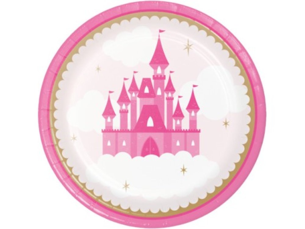 Μικρή Πριγκίπισσα Μεγάλα Χάρτινα Πιάτα (8τμχ)