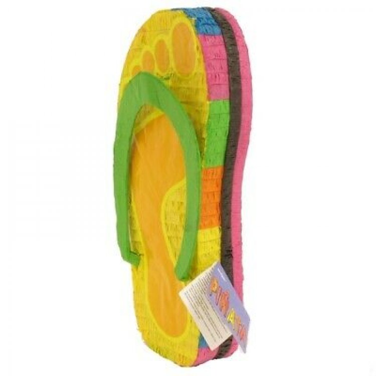 Pinata in the shape of a flip flop