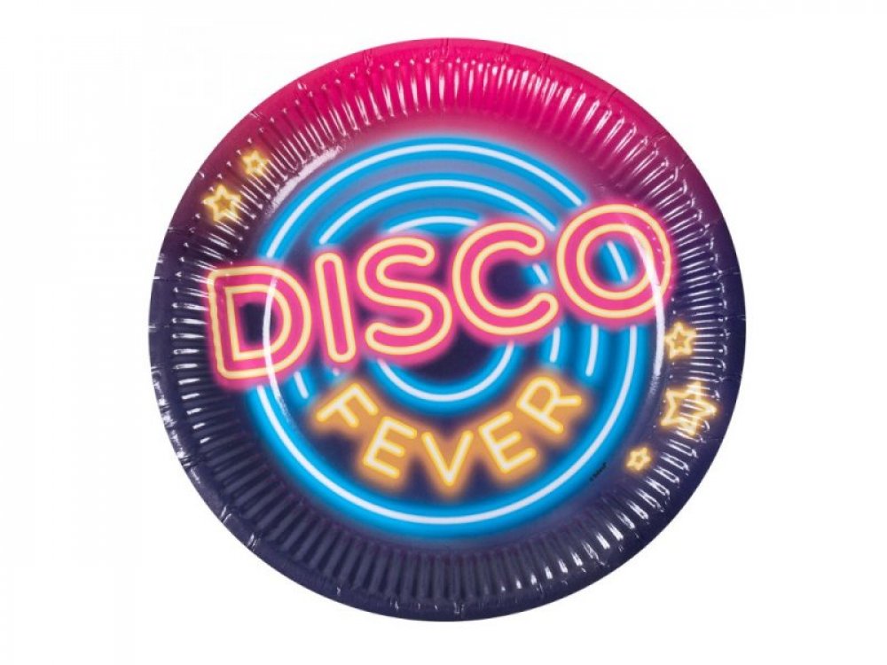 disco-fever-large-paper-plates-themed-party-supplies-00760