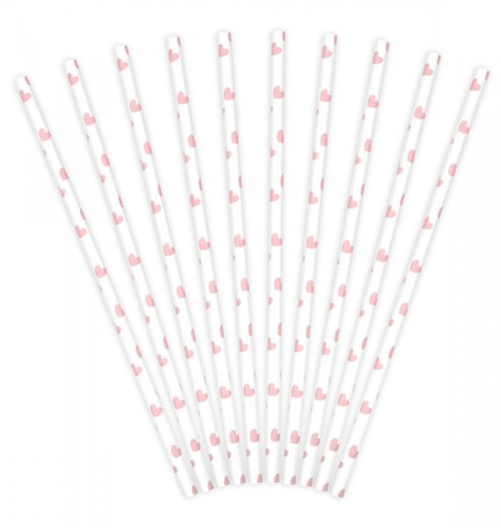 white-paper-straws-with-pink-hearts-party-accessories-SPP7-081J