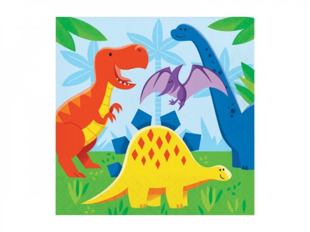 Χαρτοπετσέτες Φίλοι Δεινόσαυροι (16τμχ)