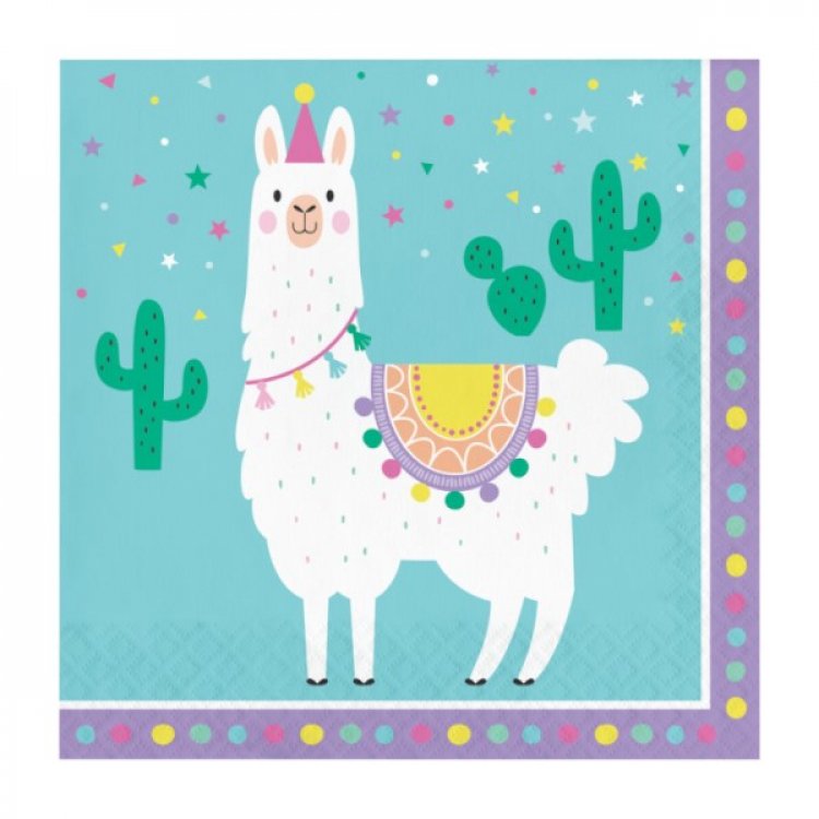 luncheon-napkins-llama-party-339579