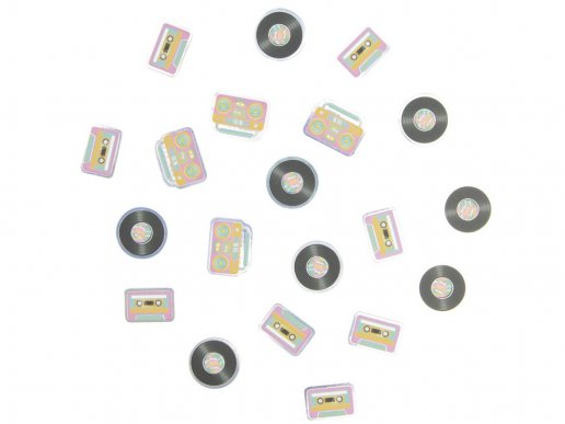 90's party table confetti 10g