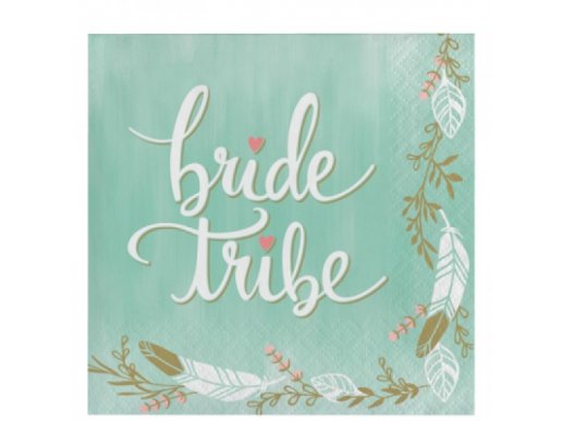 Bride Tribe beverage napkins 16/pcs