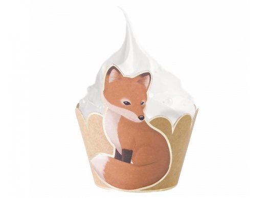 Fox cupcake wrappers