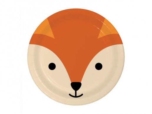 fox-small-paper-plates-party-supplies-for-children-346297