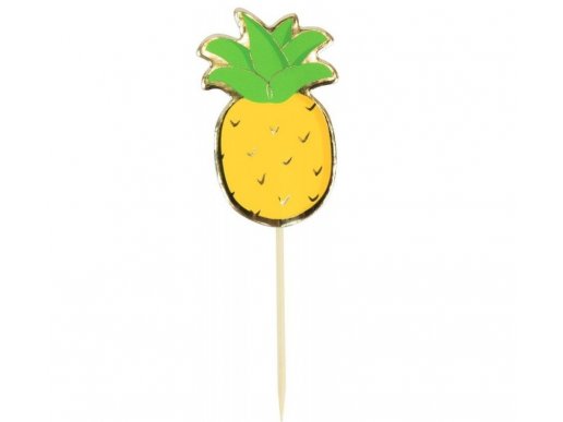 Pineapple decorative picks (10pcs)