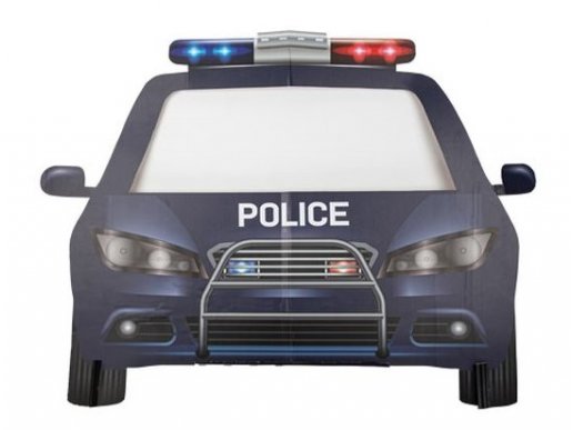 Πλαίσιο για φωτογραφίες με σχήμα το αστυνομικό όχημα 100εκ χ 140εκ