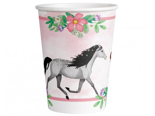 Restless horses paper cups 8pcs