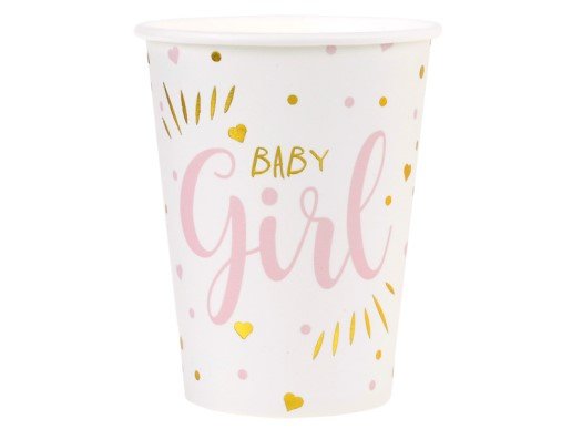 baby-girl-pink-and-gold-foiled-paper-cups-7253p