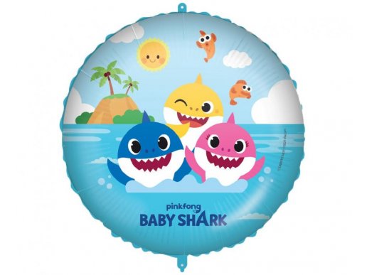 Foil μπαλόνι με σχέδιο το Baby Shark 45εκ
