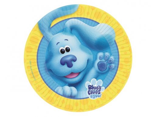 Blue's Clues μεγάλα χάρτινα πιάτα 8τμχ