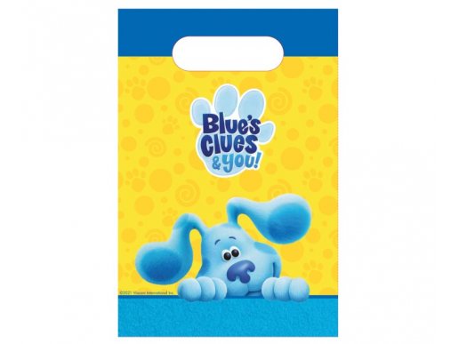 Blue's Clue's χάρτινα σακουλάκια για μικρό δωράκια 8τμχ