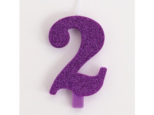 cake-candle-number-2-purple-with-glitter-birthday-party-accessories-50722