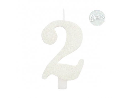 cake-candle-number-2-white-with-glitter-birthday-party-accessories-50802