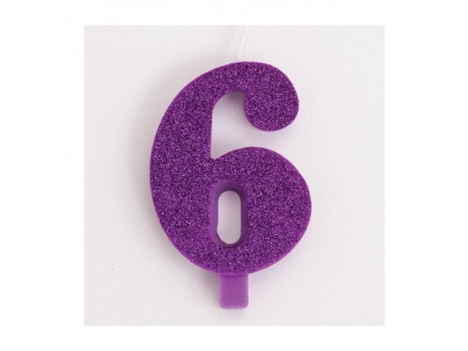 cake-candle-number-6-purple-with-glitter-birthday-party-accessories-50726