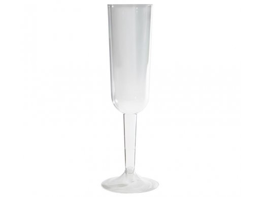 Reusable διάφανα ποτήρια για Σαμπάνια 4τμχ