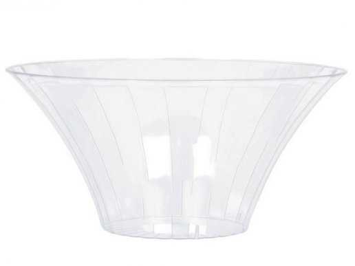 Clear color flared bowl for the candy bar 18cm