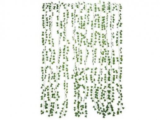 Διακοσμητικές γιρλάντες με πράσινα φυλλαράκια 10τμχ