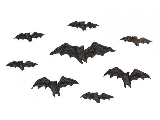 Διακοσμητικές νυχτερίδες 8τμχ