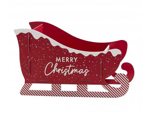 Decorative Santa sleigh 48cm x 28cm