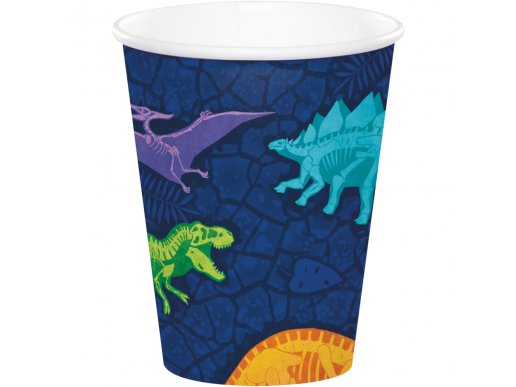 Dino Dig ποτήρια χάρτινα με θέμα τους δεινόσαυρους