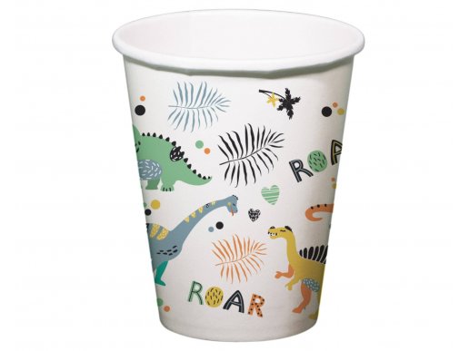 Dino Roar paper cups 6pcs