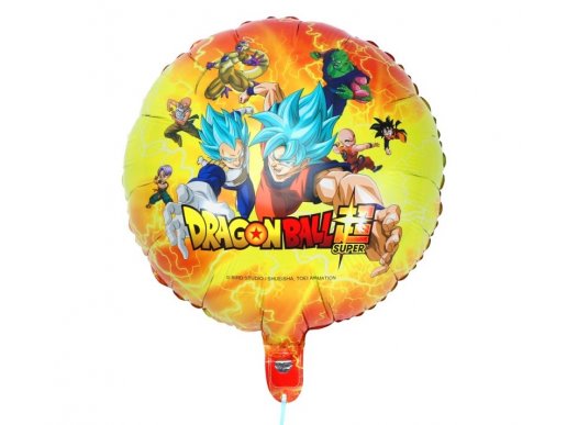 Foil balloon with Dragon Ball Z print for an Anime theme party